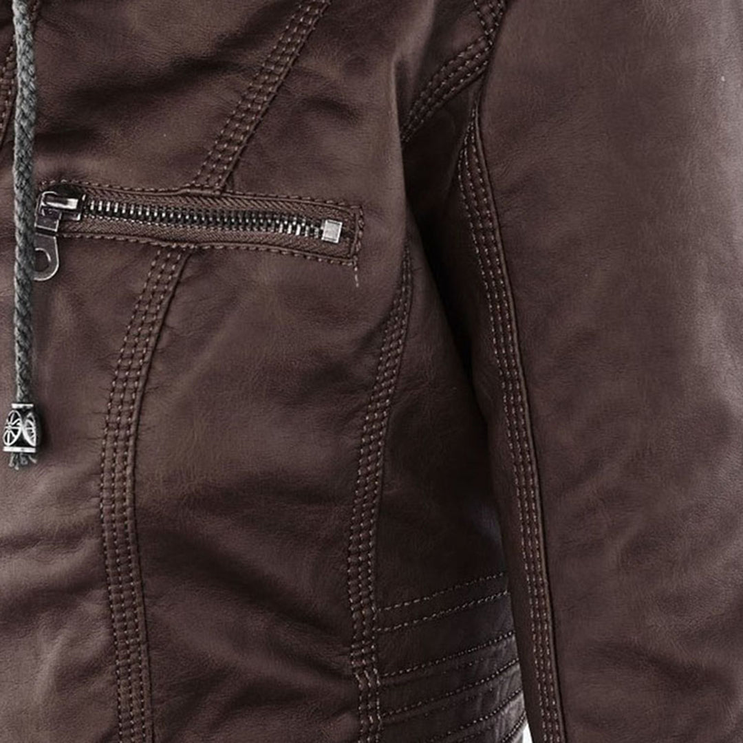 Sophie | Durable and Elegant Leather Jacket