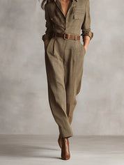 Zoë | Refined Utility Jumpsuit