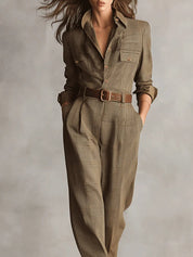 Zoë | Refined Utility Jumpsuit