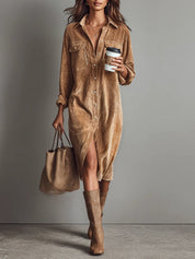 Sienna | Button-Up Midi Dress