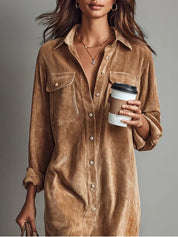 Sienna | Button-Up Midi Dress